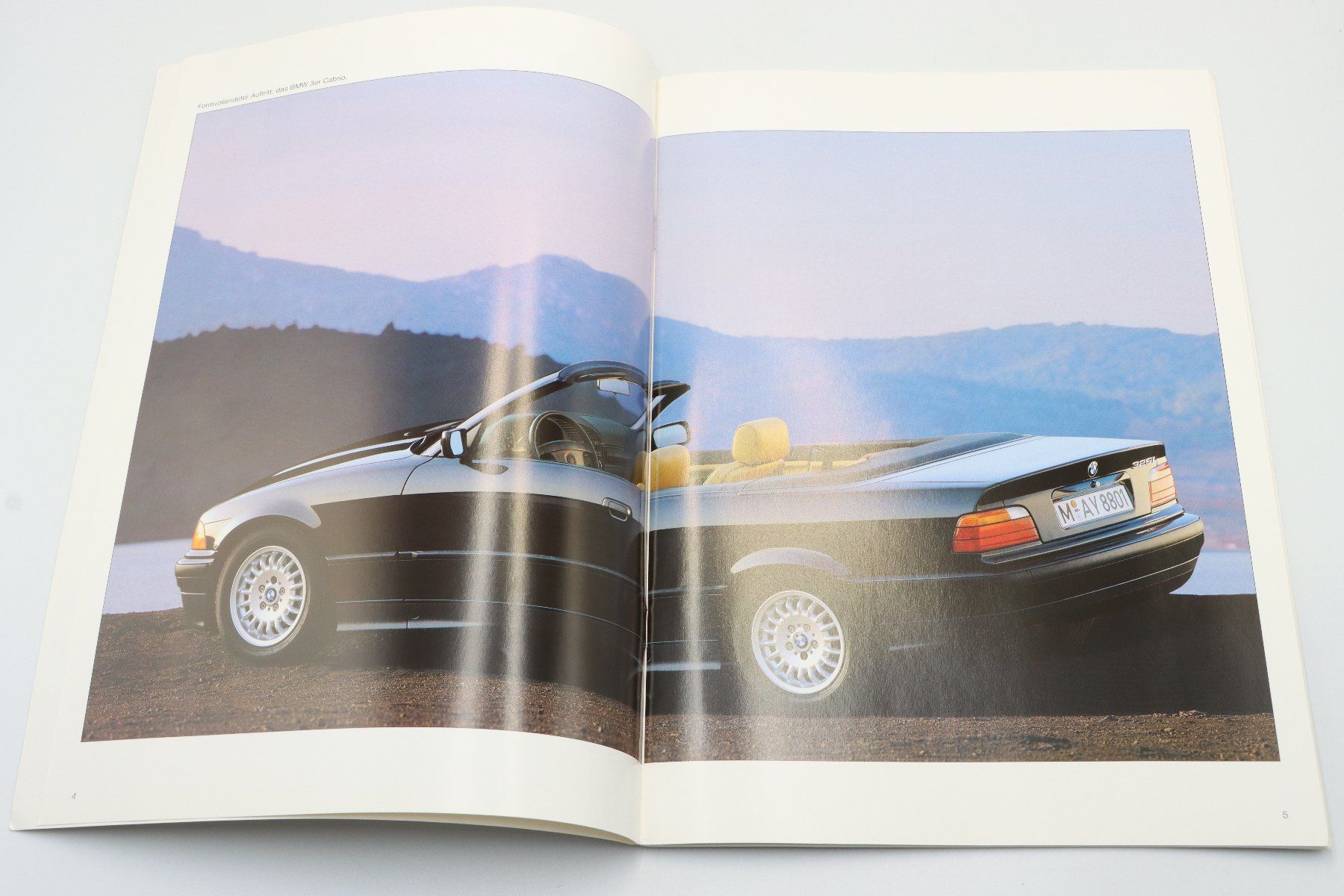 BMW Dokumente: BMW 3er Cabrios 1993 Prospekt – Gebraucht aus Bühl b.Aarberg von Collectorpassions 3