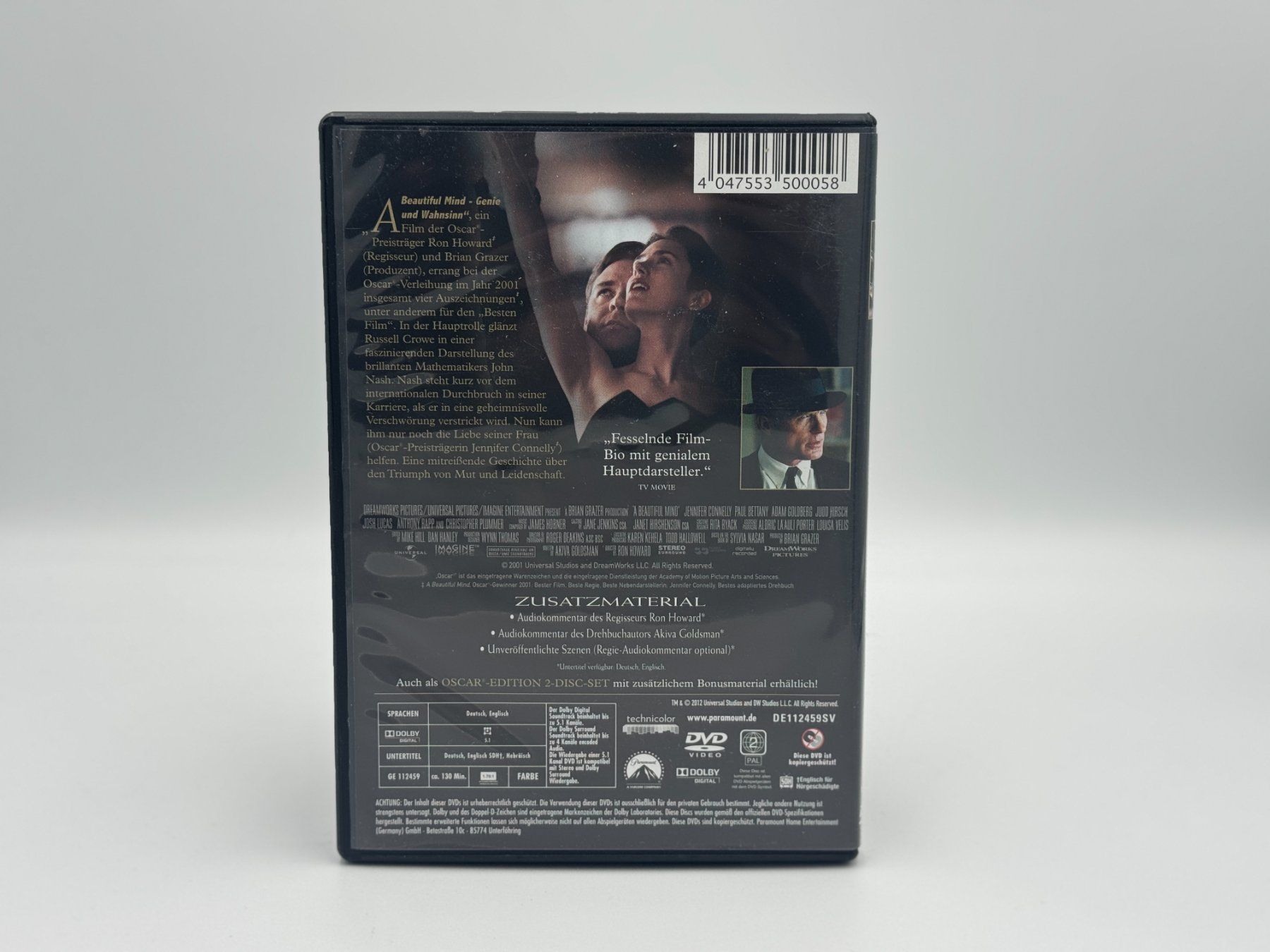 Tutti i DVDs: A BEAUTIFUL MIND - Versand A-Post nur CHF 2.50! – Usato da Siblingen venduto da goodprice24 1