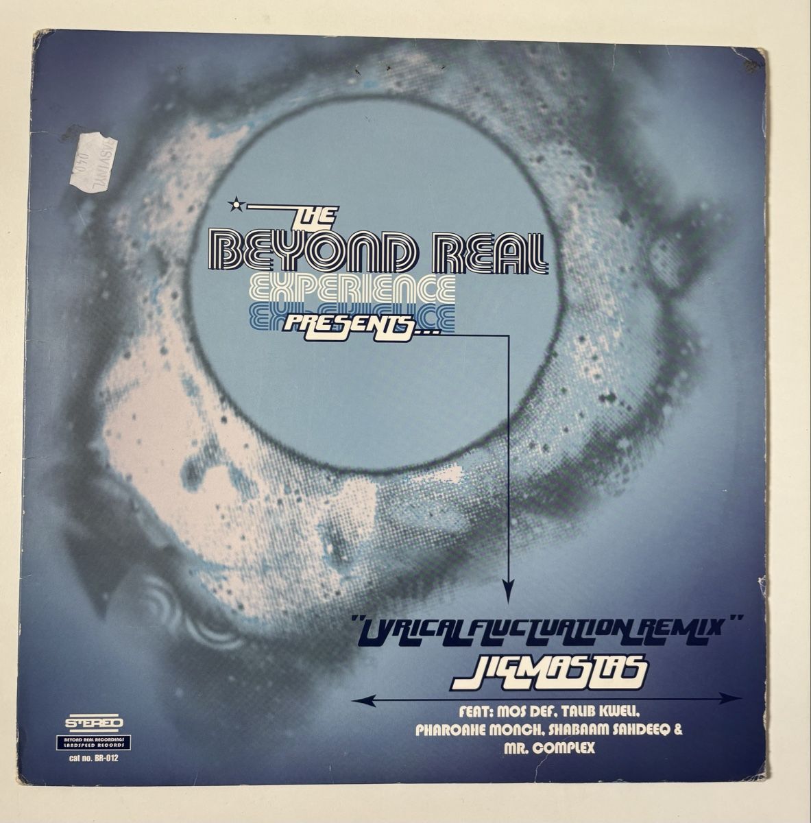 Dischi in vinile: Jigmastas Lyrical Fluctuation Remix 12" VG+/VG+ – Usato da Neuchâtel venduto da Deivid2