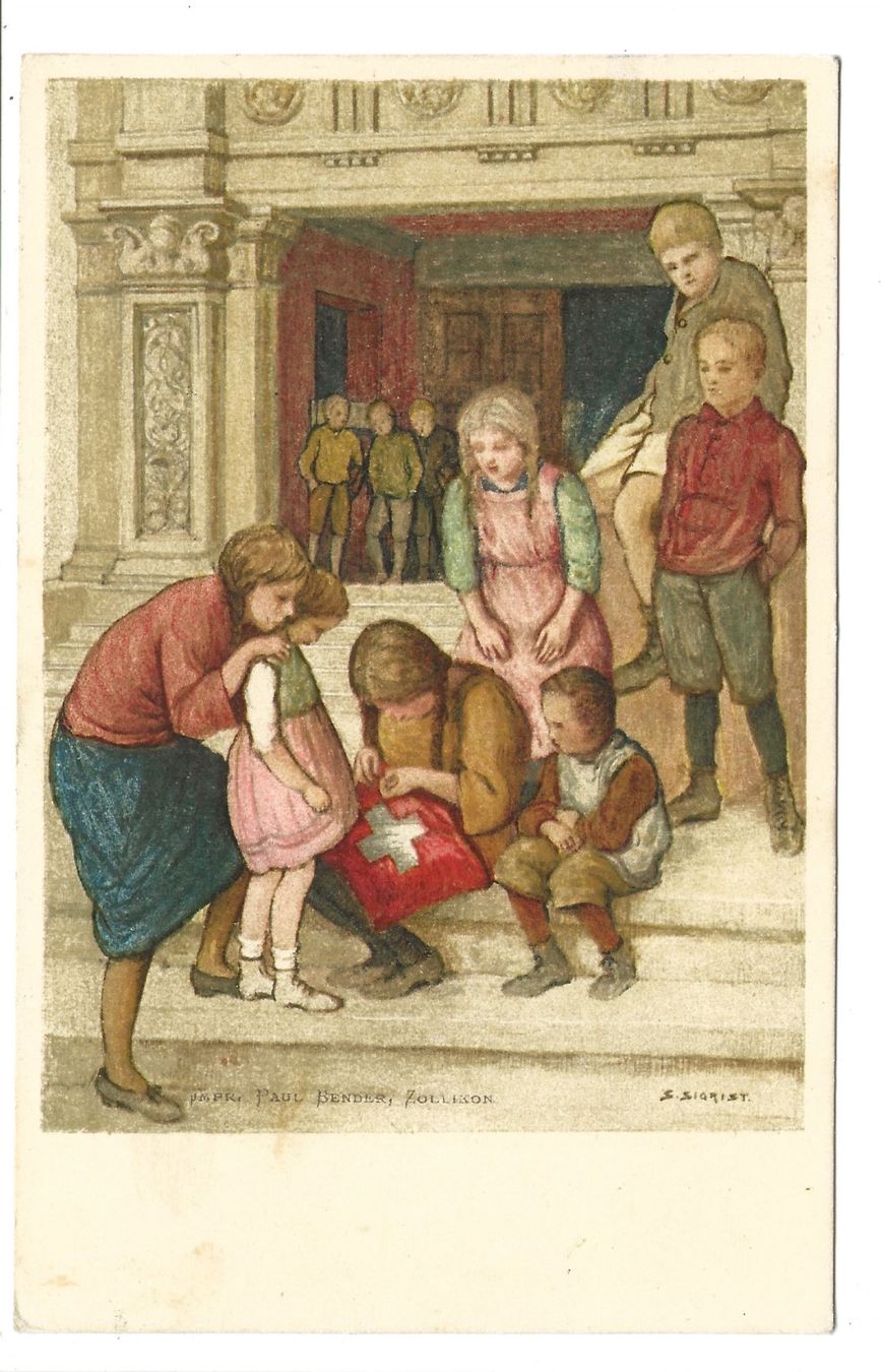 Cartes postales: Bundesfeier 1925 - Kindergruppe - Stempel 1.VIII.1925 – D'occasion à Engelburg par Cartophil