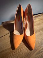 Damen Pumps orange Grösse 37