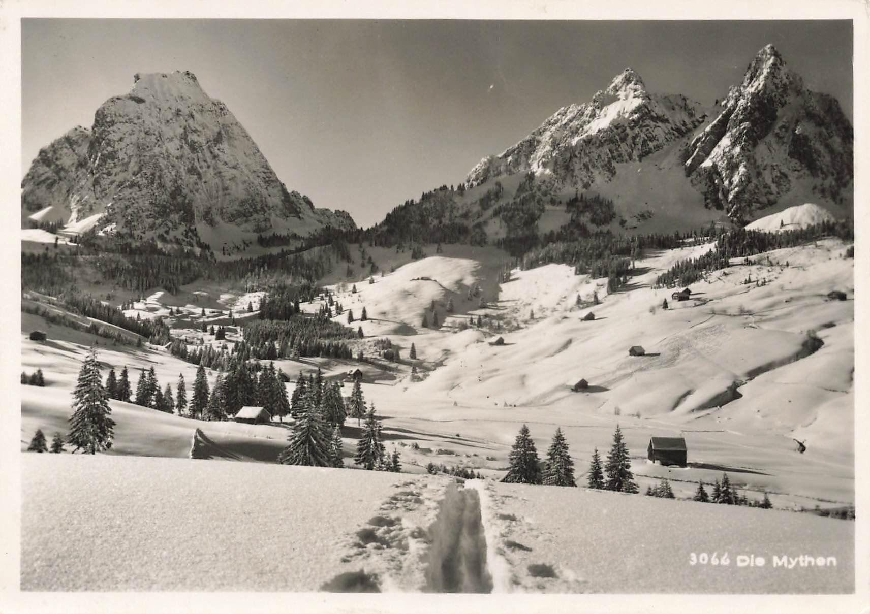 Cartoline postali: Brunni-Alpthal Mythen – Usato da Schwyz venduto da Seffi56