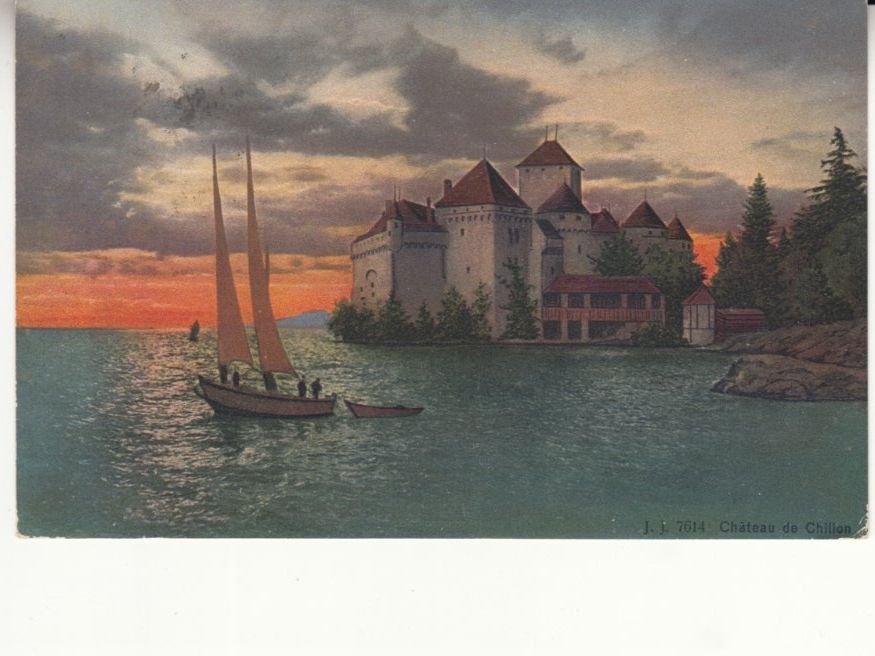 Cartoline postali: Chillon 1930 – Usato da Bürglen TG venduto da StampGraf