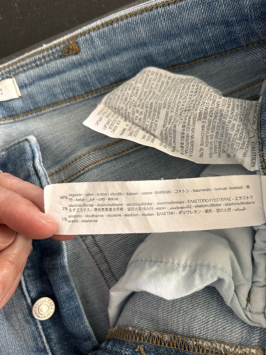 Zara Jeans: Jeans von Zara, Grösse 42, hellblau – Usato da Erlinsbach SO venduto da hallon480 3