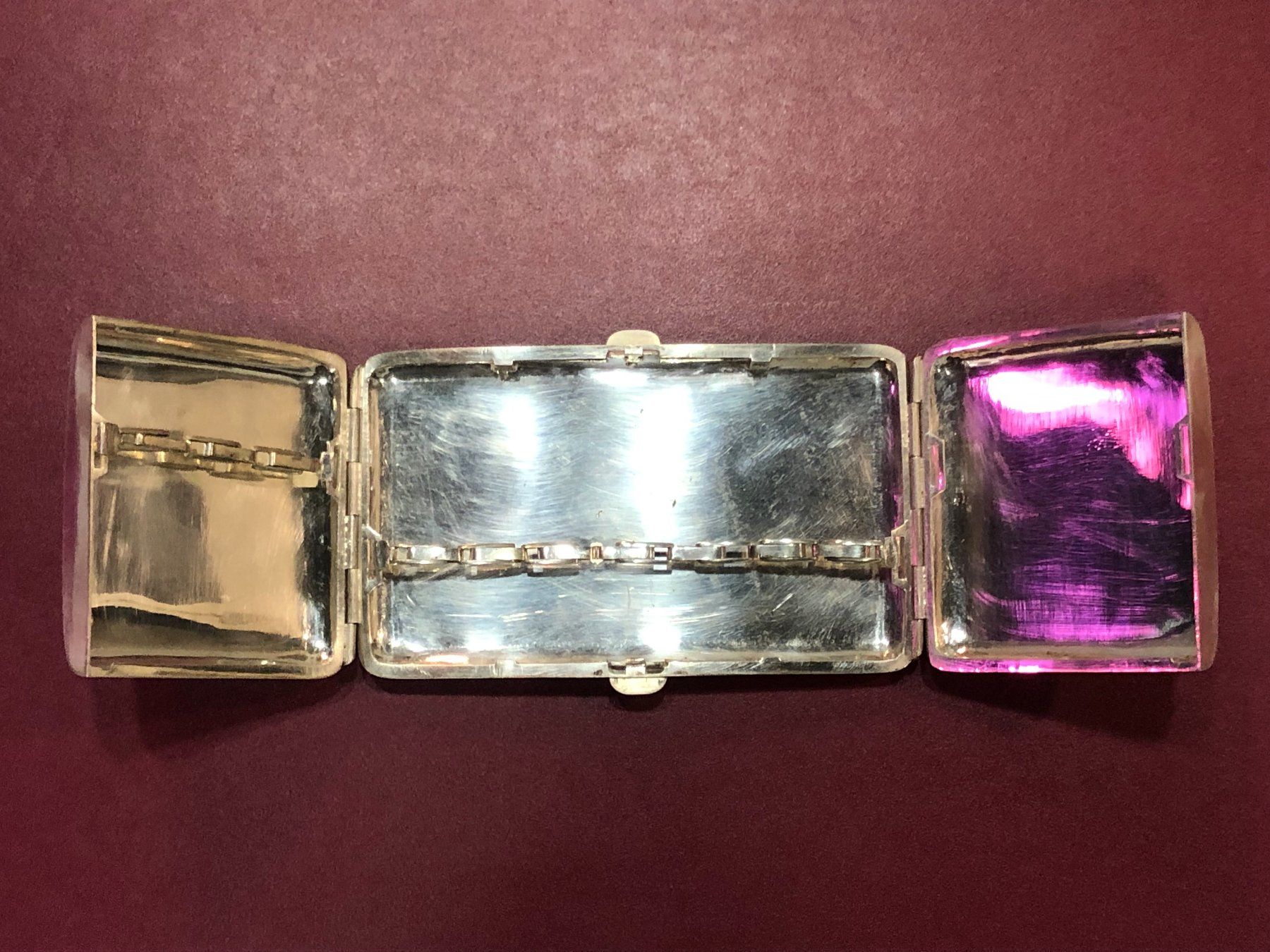 Autres tabacs: Silber-Zigaretten-Etui – D'occasion à Watt par Erra2 2