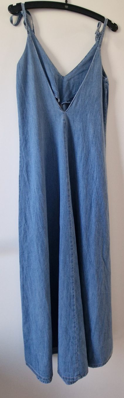 Pull&Bear Vestiti: Jeans Denim Kleid Pull&Bear Grösse S Sommerkleid hellblau – Nuovo (secondo la descrizione) da Werdenberg venduto da Siril1 1