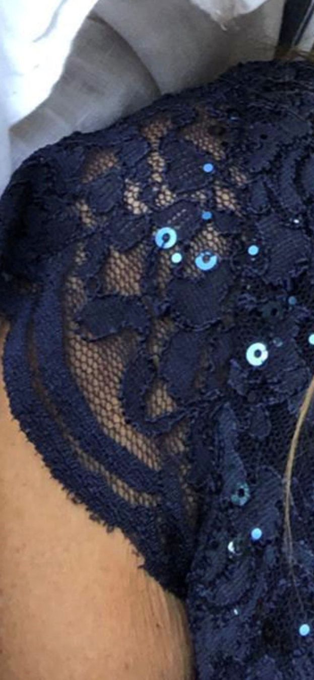 Vestiti: Cocktailkleid mit Pailletten blau – Nuovo (secondo la descrizione) da Staufen venduto da GiuliettaD 3