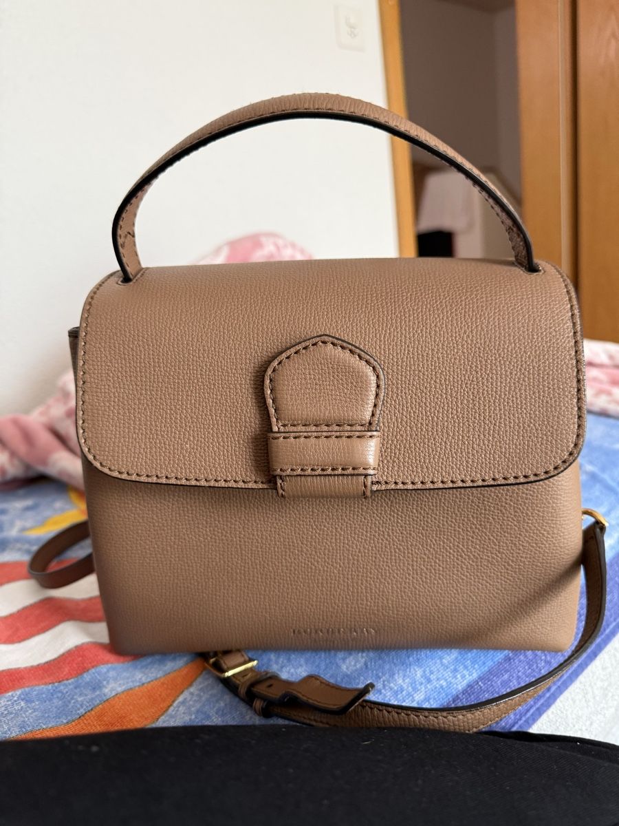 Borse da donna: Burberry Handtasche Damen, Leder, beige – Usato da Subingen venduto da terli 5