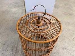 Handgemachter Vogelkäfig aus Bambus