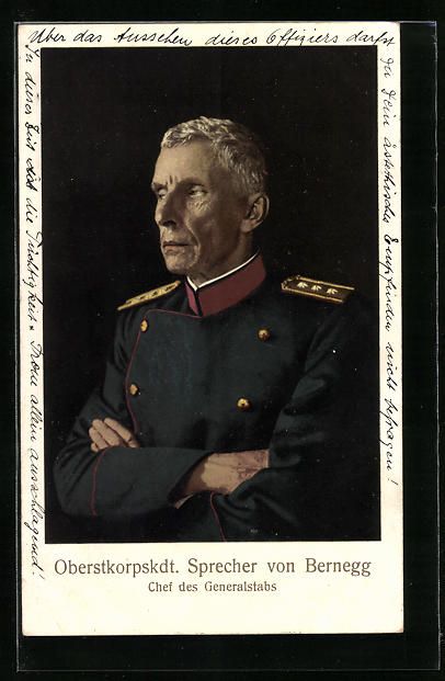 Photos, Lettres & Cartes p.: Schweizer Oberstkorpskdt. Sprecher von B – D'occasion à Berlin par bartko-reher