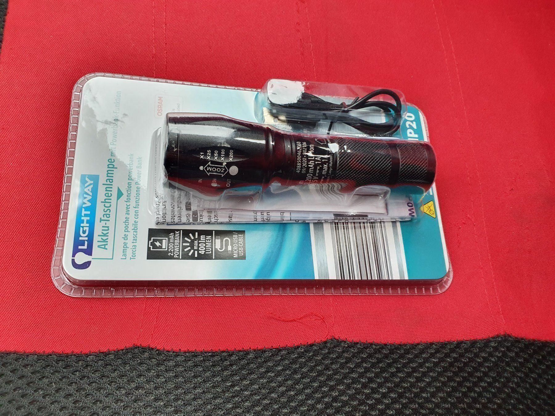 Lampes: Taschenlampe mit Powerbankfunktion – Neuf avec emballage d'origine à Ostermundigen par aydin014 1
