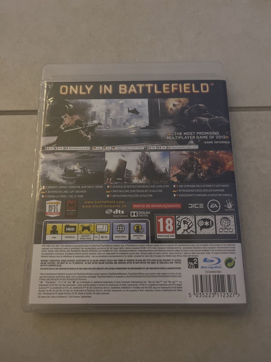 Sony Giochi: battlefield 4 ps3 – Usato da Suhr venduto da SchnapperCH 1