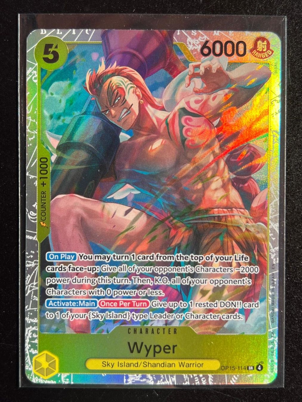 Bandai Carte collezionabili: Wyper OP15-114 SR, Englisch – Nuovo (secondo la descrizione) da Ins venduto da phil_sinn