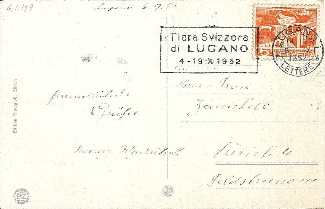 Cartes postales: Lugano - Paradisao – D'occasion à Belmont-Lausanne par ZarRomanoff 1