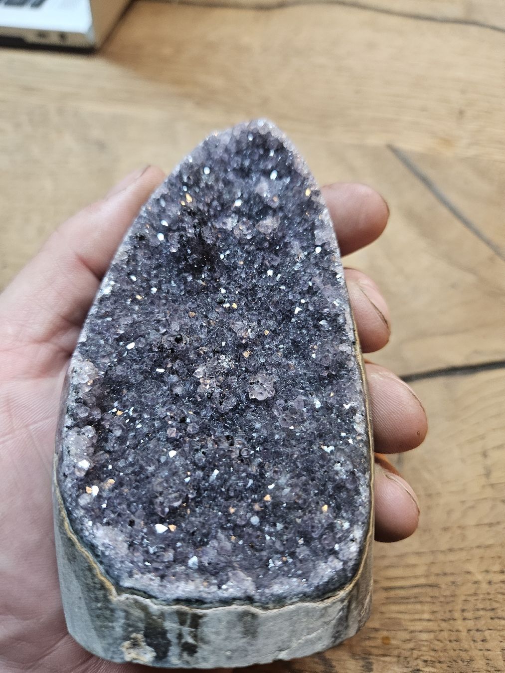Minerali & Pietre curative: Schwarze Amethyst Druse (Q) – Usato da Rorschach venduto da TimelessTrading 2