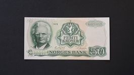 Norwegen 50 Kronur 1975 Unc