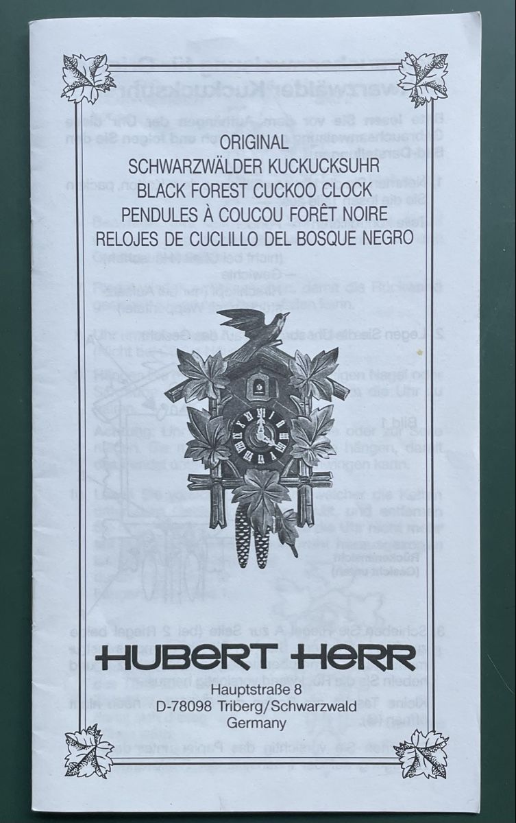 Orologi: Original Schwarzwälder Kuckucksuhr – Usato da Kriens venduto da Bangkapi 5