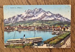 Luzern, Dampfschiff Stadt Luzern 1916