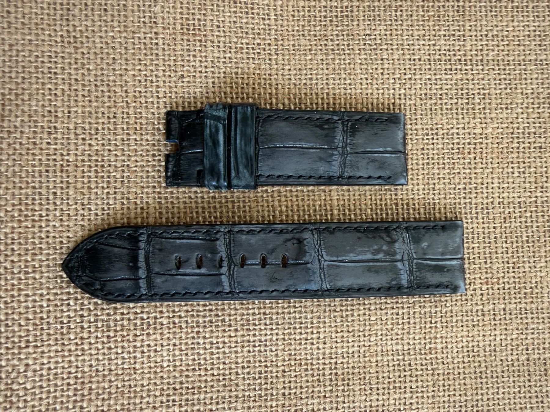 Bracciali & Braccialetti: Bracelet croco gris 24/24 mm – Nuovo (secondo la descrizione) da Rivaz venduto da yoda2005