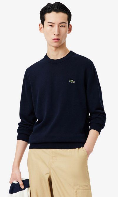 Lacoste Maglioni & Felpe: Lacoste Pullover, navy blue, Gr. L - Regular Fit! – Nuovo e nell'imballaggio originale da Zürich venduto da Noesieone