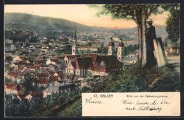 St. Gallen, Blick von der Falkenburgstra
