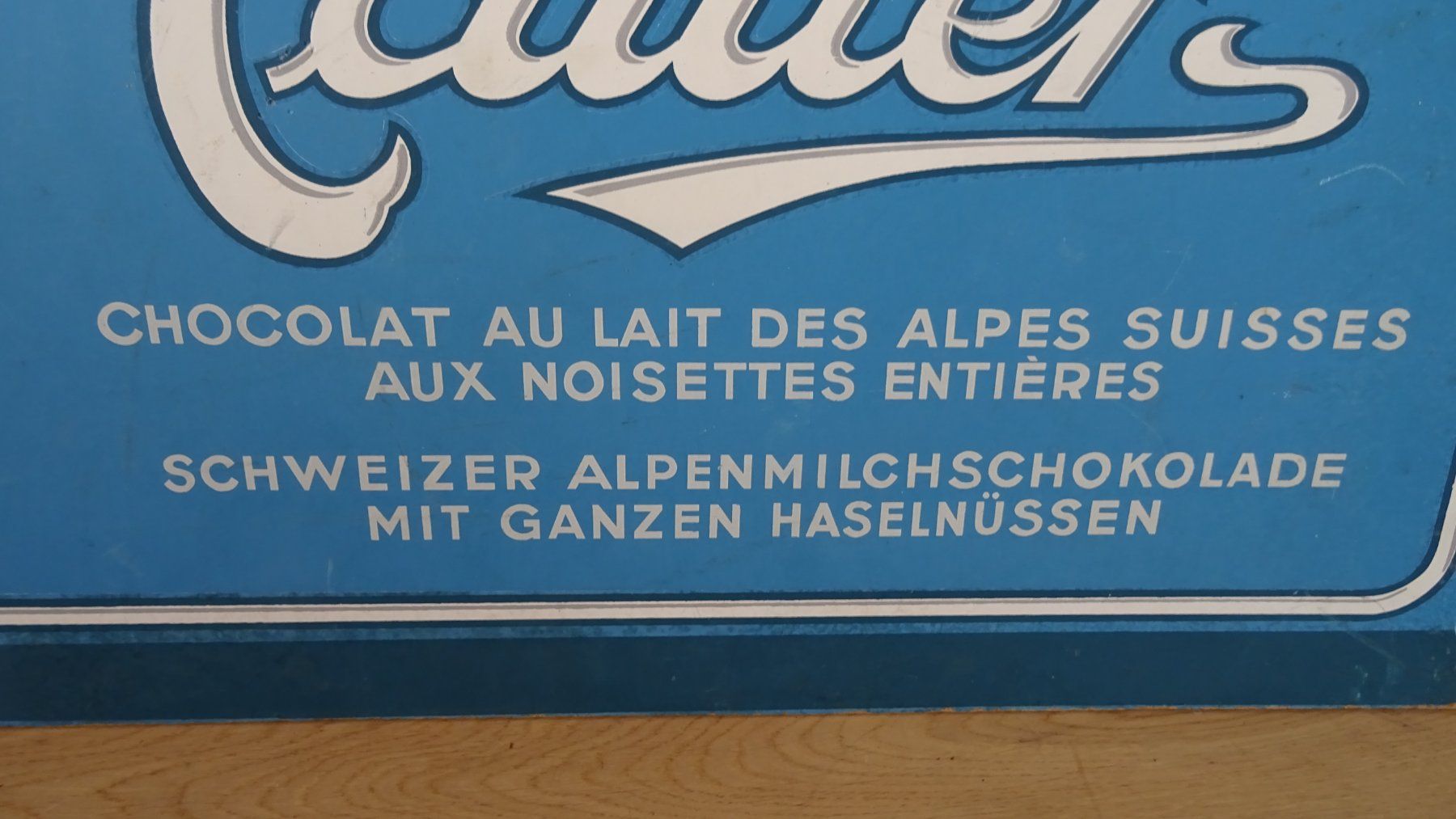 Cailler Insegne: Werbeschild Cailler-Schokolade – Usato da Züberwangen venduto da Christine55 4