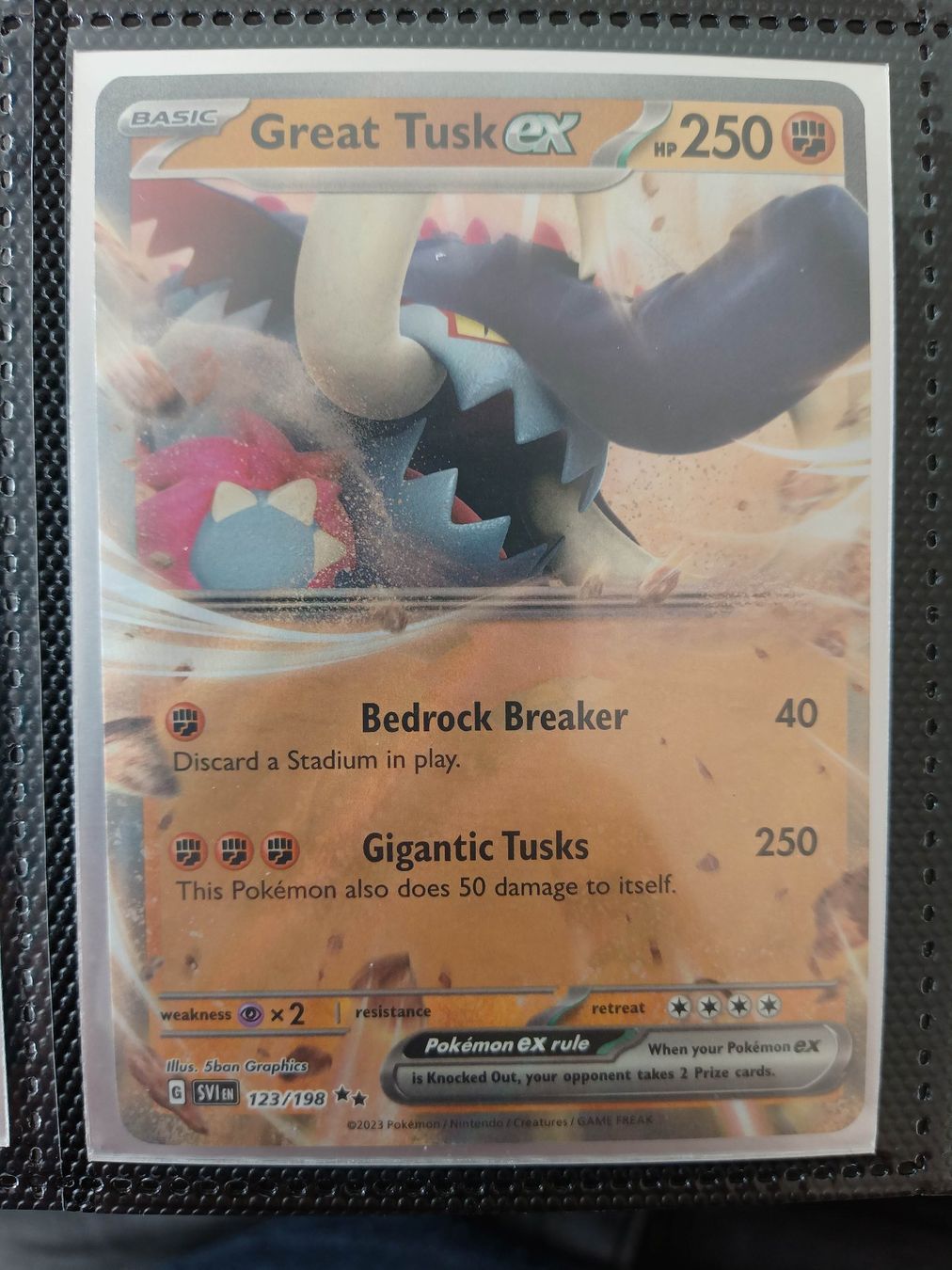 Pokémon Sammelbilder & Trading cards: Great Tusk ex - Pokemon Englisch – Gebraucht aus Altstätten SG von GGsGameshop