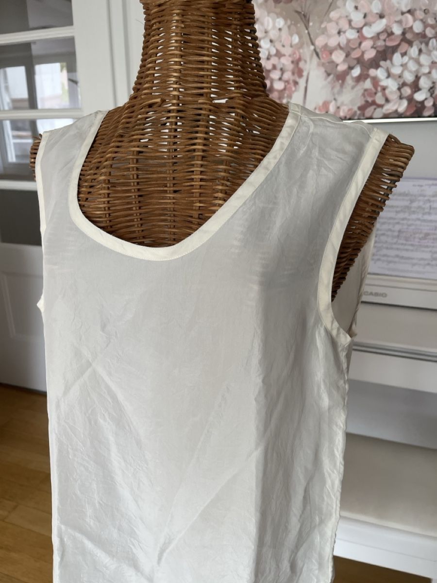 Top: Seidentop, Creme, L – Usato da Solothurn venduto da Bobesch08 1