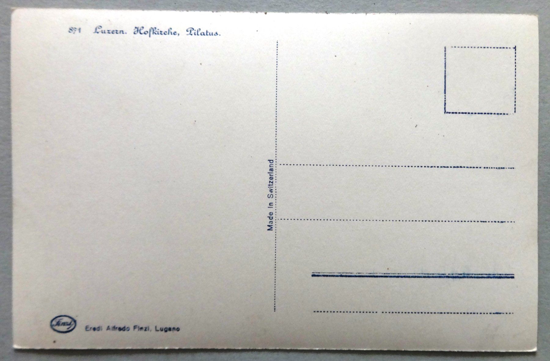 Cartes postales: Luzern, Hofkirche, Pilatus – D'occasion à Fétigny par Billy2miny 1
