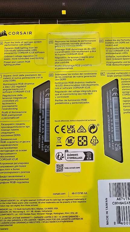 Corsair Memoria / RAM: Corsair Vengeance 2 x 32GB – Nuovo e nell'imballaggio originale da Hägglingen venduto da Ingii 1
