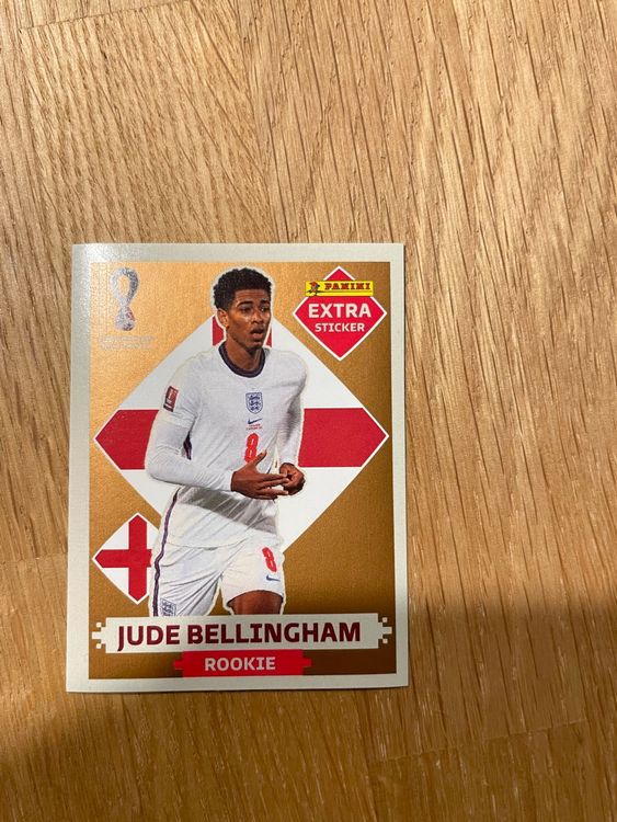 PANINI QATAR 2022 EXTRA STICKER JUDE BELLINGHAM ( BRONZE) (Neu (gemäss ...