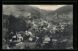 AK Langenbruck, Totalansicht, 1919