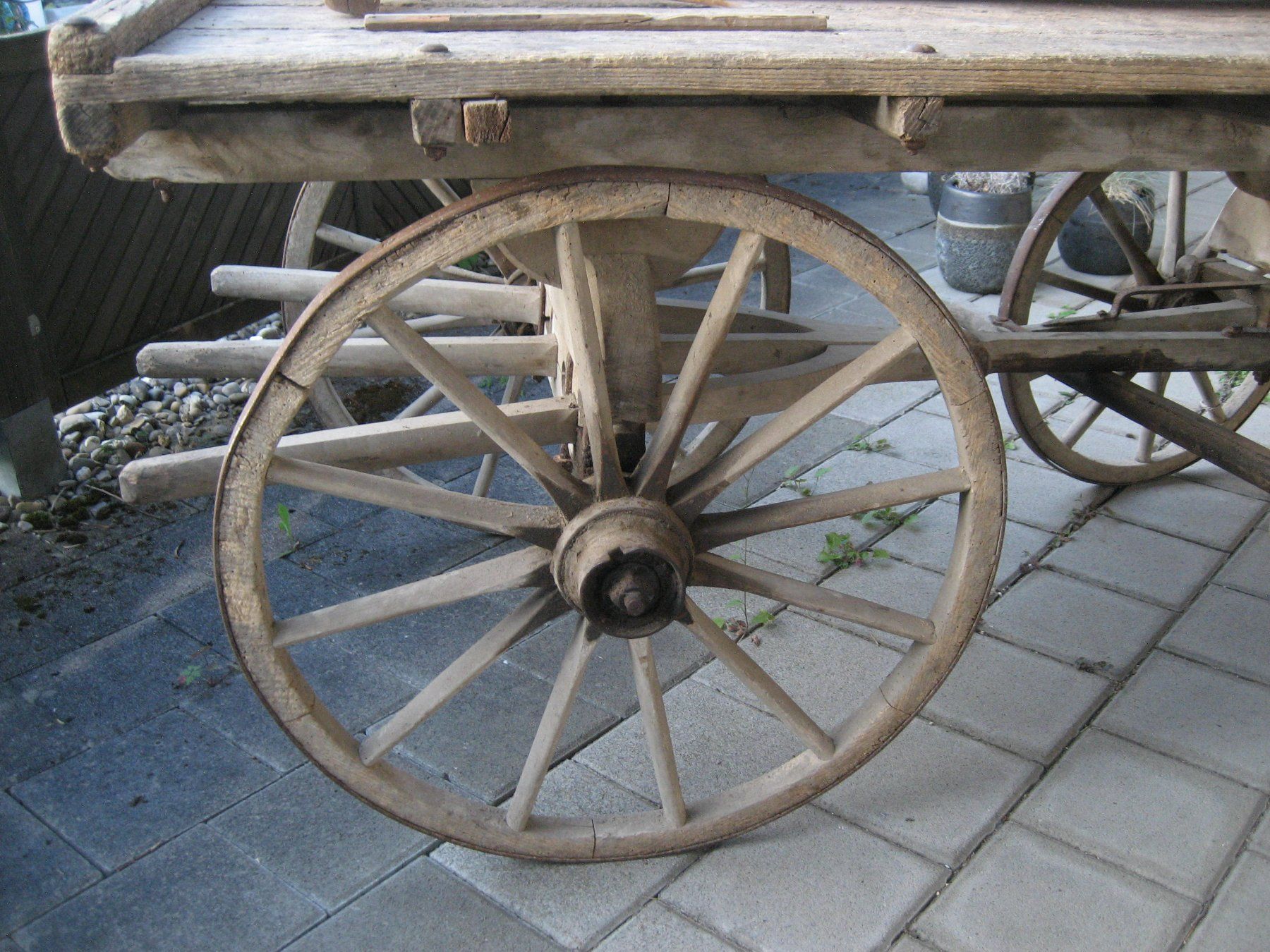 Anhänger: Ancien charriot en bois – Gebraucht aus Delémont von marryb 1