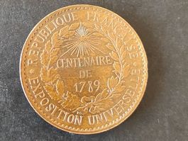 médaille commémorative Française 1789