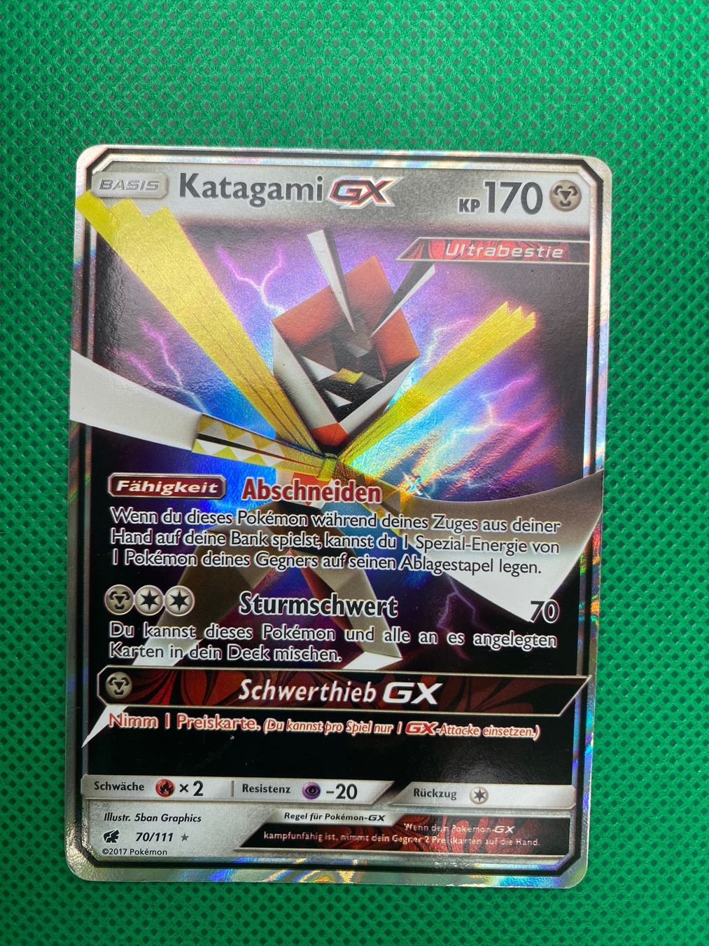Pokémon Carte collezionabili: Katagami GX (CIN 70) – Usato da Wermatswil venduto da finest112