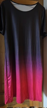 NeuesSommerliches Damenkleid mit Farbverlauf, Grösse XL