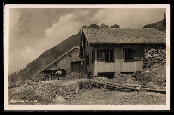 Cartoline postali: AK Bywaldalp, Berghütten – Usato da Berlin venduto da bartko-reher