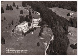 Flugaufnahme Hotel-Kurhaus Alvier ob Oberschan