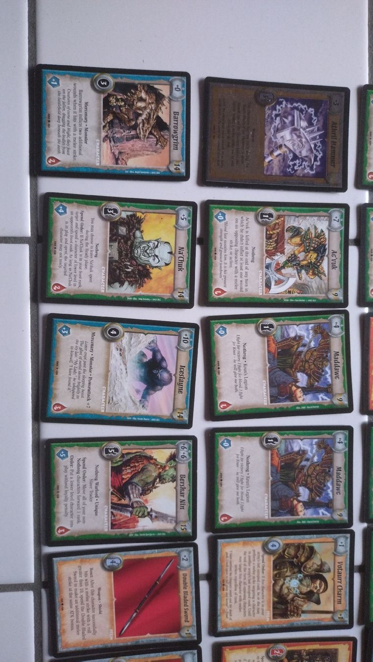 Carte collezionabili: Warlord Dominance Deck Vintage 2003 Nothrog – Usato da Farvagny-le-Grand venduto da LaCaverne 5