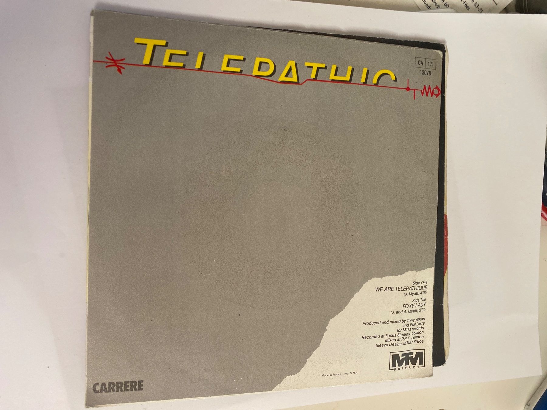 Dischi in vinile: Telepathique - We are Telepathique - 45 tours – Usato da Le Brassus venduto da cinema13 1