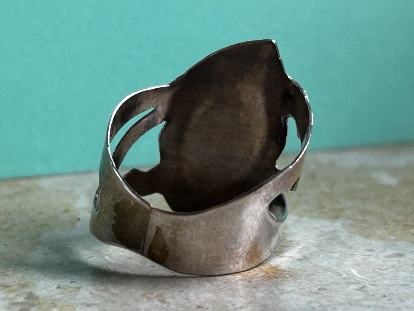 Ringe: Fingerring mandelförmiger Onyx (60) – Gebraucht aus Dittingen von Bijoubelle 8