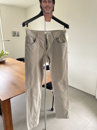 Herrenhose Sommer Brax , beige, Grösse 46
