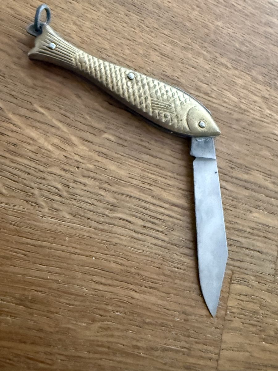 Coltelli tascabile: SANDRIK Taschenmesser Fischform, Sackmesser – Usato da Goldach venduto da Messerguru 5