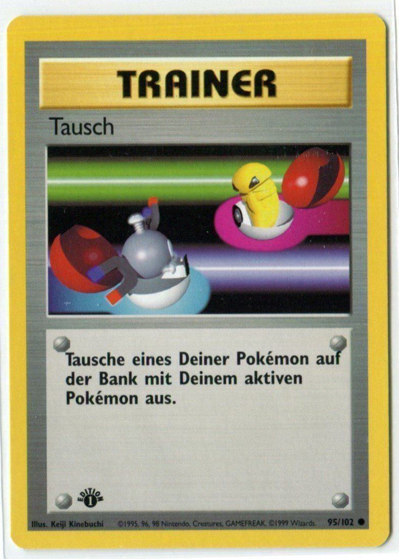Pokémon Carte collezionabili: Tausch Basis Set 1.Edition 95/102 Deutsch – Nuovo (secondo la descrizione) da Dornach venduto da Deco89