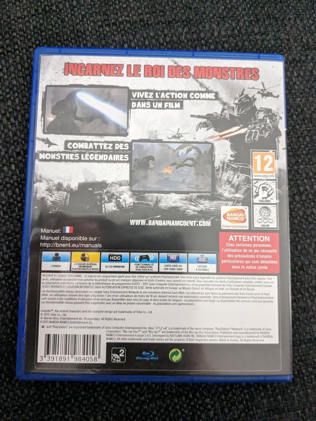 Sony Spiele: Godzilla - Sony Playstation 4 Game Rare – Gebraucht aus Hünenberg See von  3