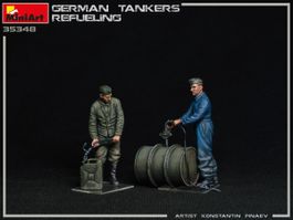 Modellbau Wehrmacht TANKERS REFUELING I 2 Figuren