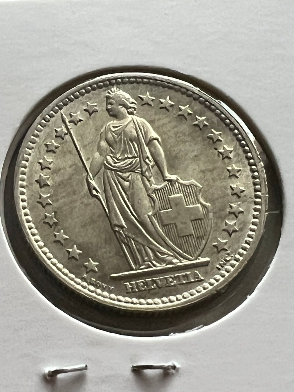 Alle Münzen: 2 Fr. 1957 unz. – Neu (gemäss Beschreibung) aus Schötz von Odpa 1