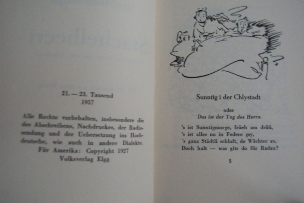 Alfred Huggenberger Stachelbeeri auf schweizerdeutsch 1957 (Gebraucht ...