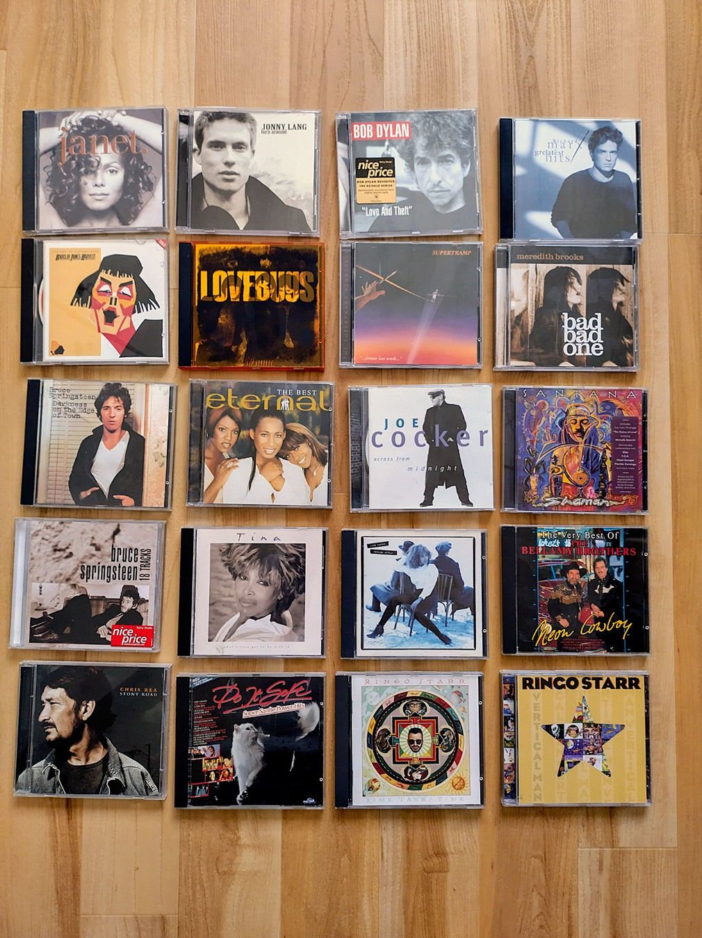 CDs: 20 CD's ROCK/ POP (Dylan, Janet, Cocker etc.) / Sammlung – Gebraucht aus Pfeffingen von Elfenstein
