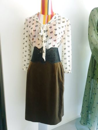 SAMTROCK ROCK SAMT S 36 LATAA ZÜRICH BRAUN top mit Bluse
